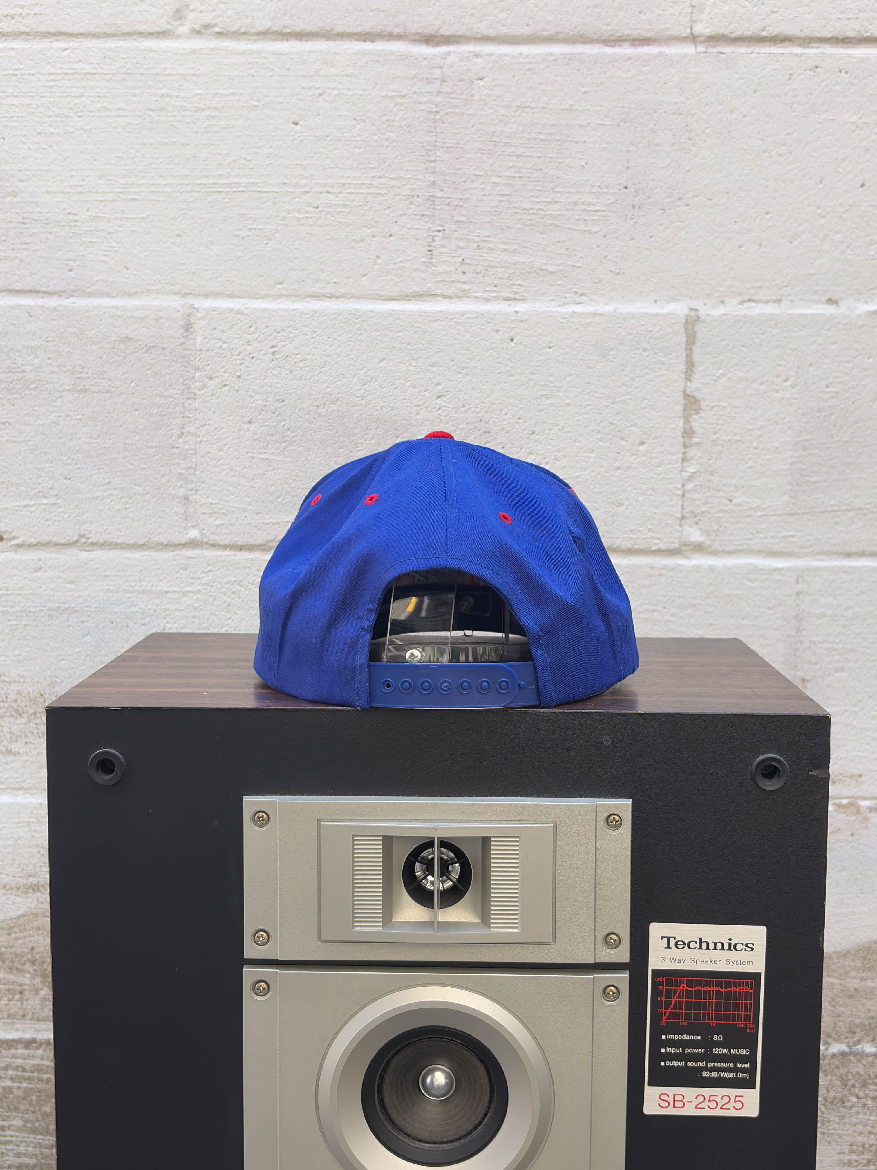 Vintage New York Giants NFL Embroidered Spellout Snapback Hat OSFA