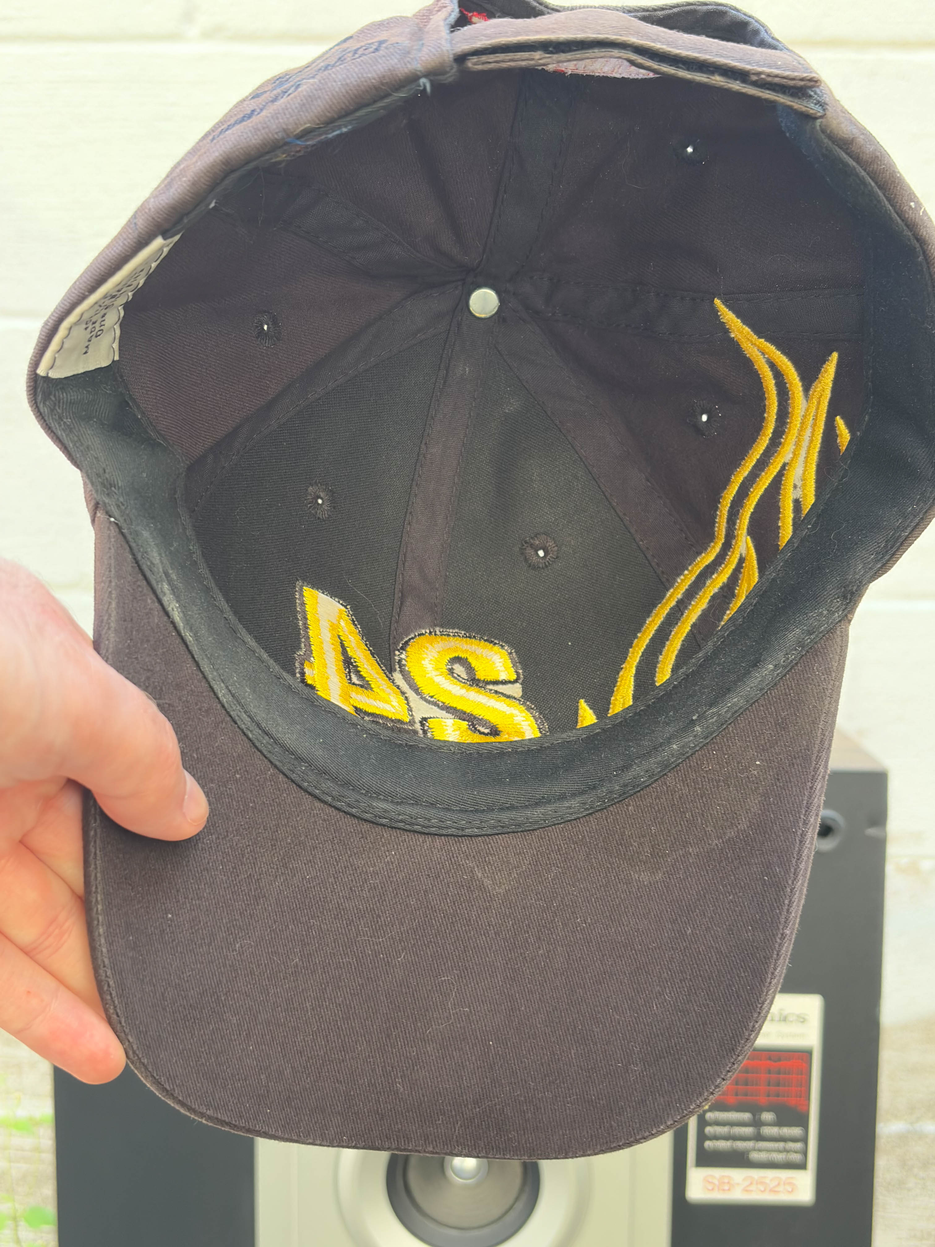 Vintage Jeff Gordon #24 Nascar Embroidered Flame Strapback Hat OSFA