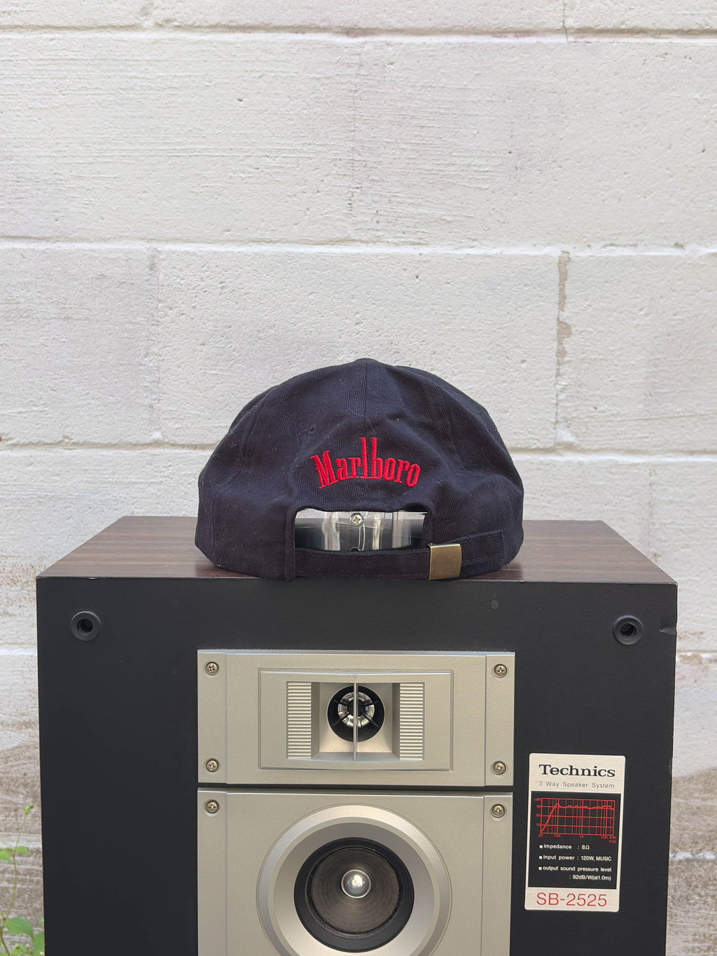 Vintage Marlboro Embroidered Logo Strapback Hat OSFA