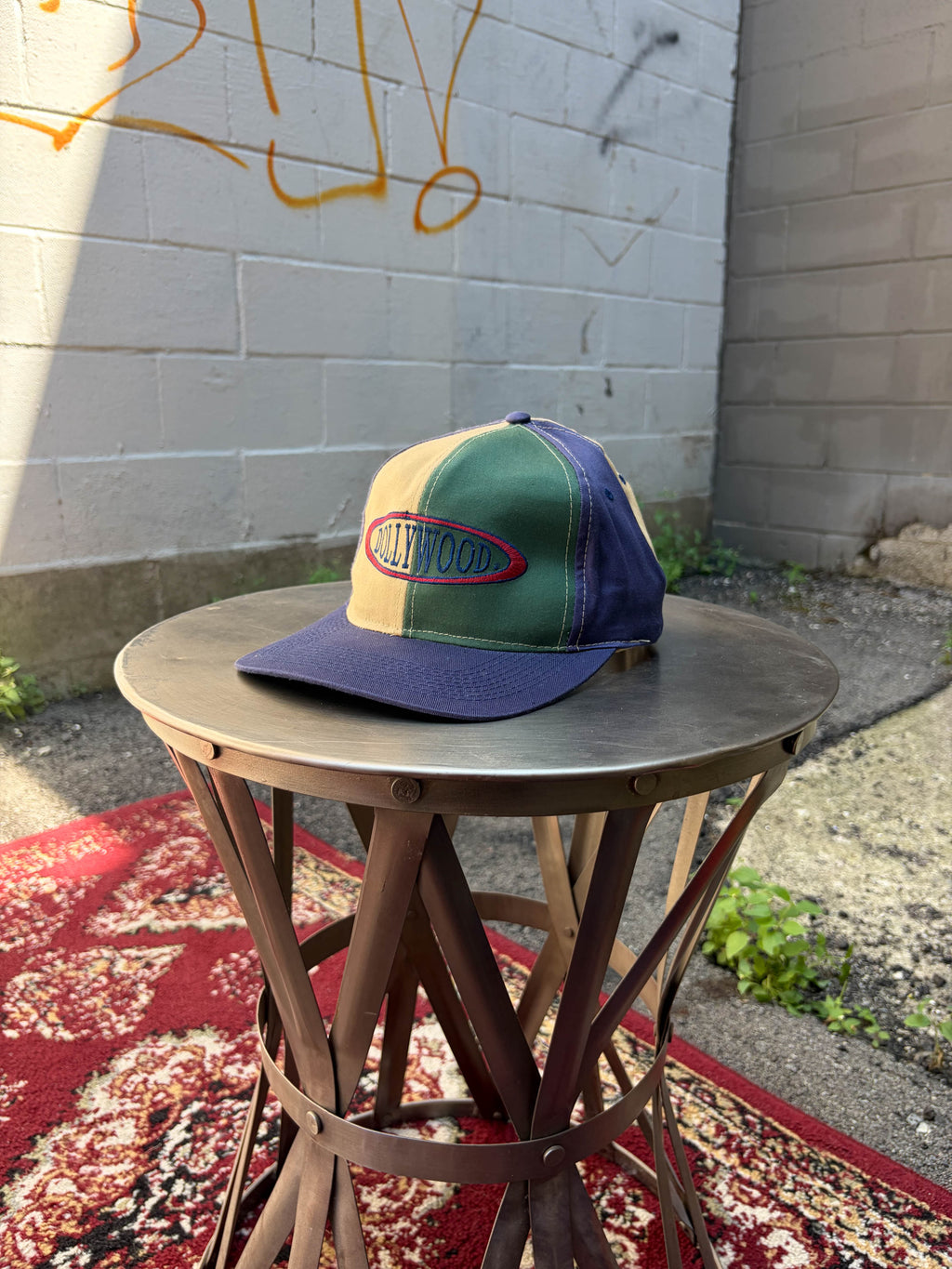 Vintage Dollywood Embroidered Logo Destination Snapback Hat OSFA