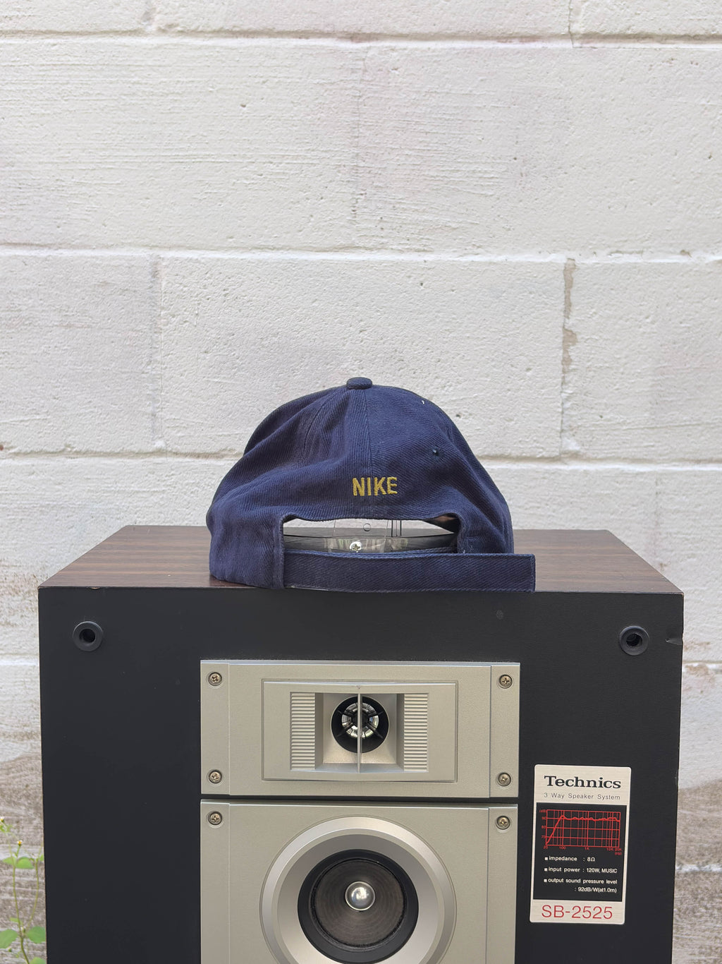 Vintage Y2K Nike Embroidered Stripe Strapback Hat OSFA