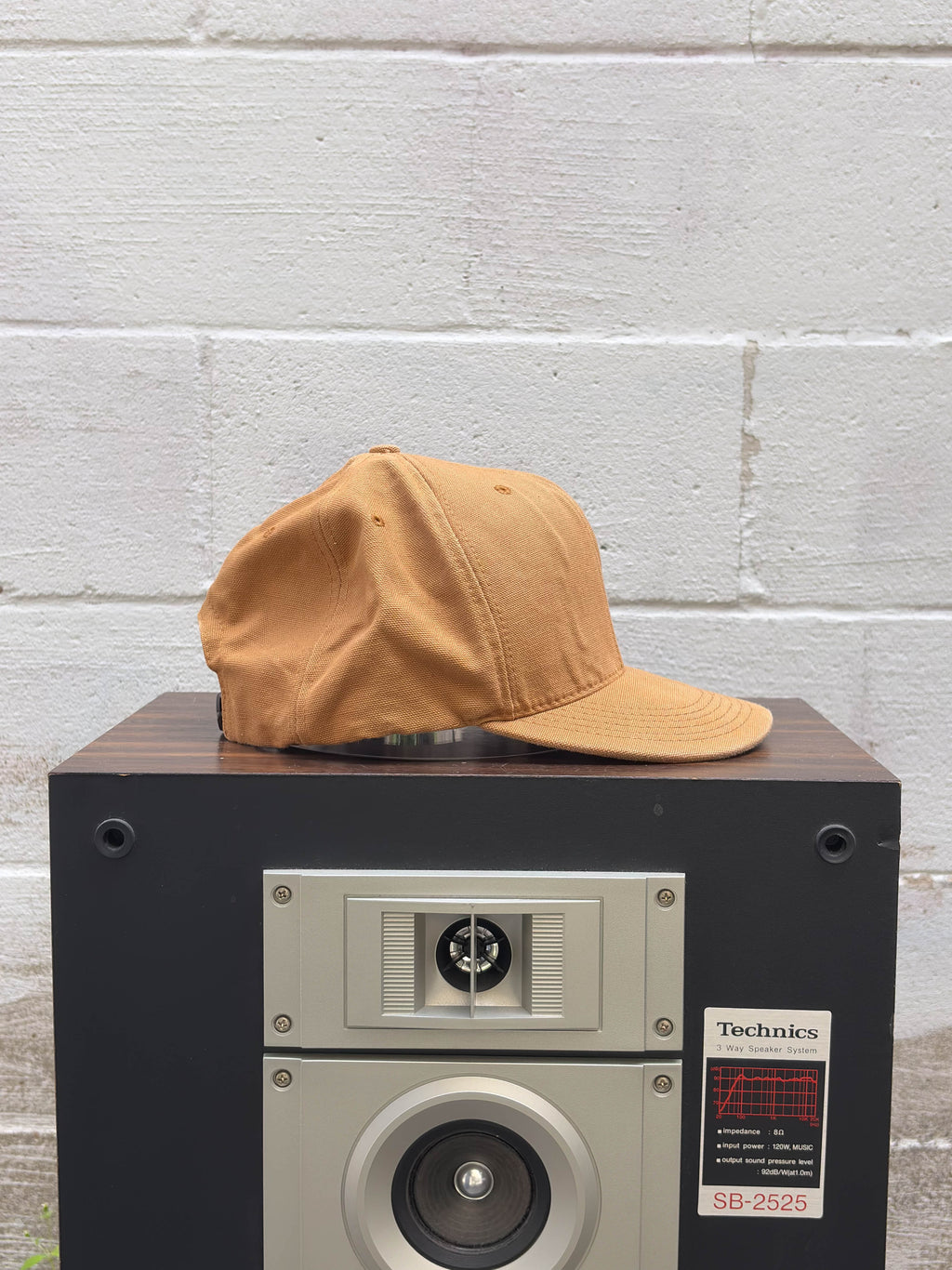 Vintage Carhartt Embroidered Logo Canvas Workwear Snapback Hat OSFA