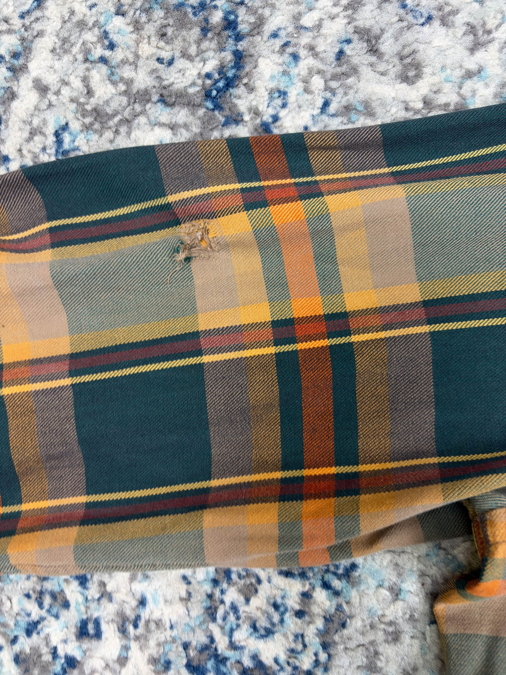Vintage Chaps Ralph Lauren Plaid Single Pocket Button Up Shirt Size Large