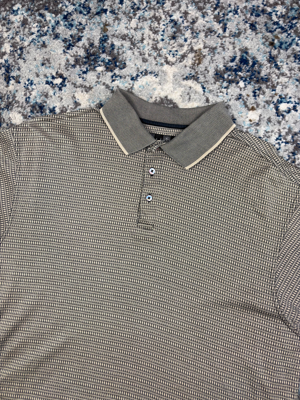 Vintage Nike Golf Embroidered Sleeve Logo 1/4 Button Up Shirt Size Large