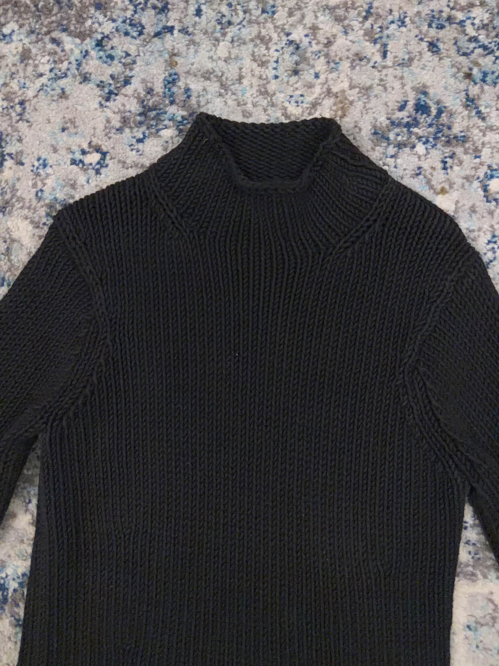 Vintage Womens Gap Mockneck Pullover Knit Sweater Size Large