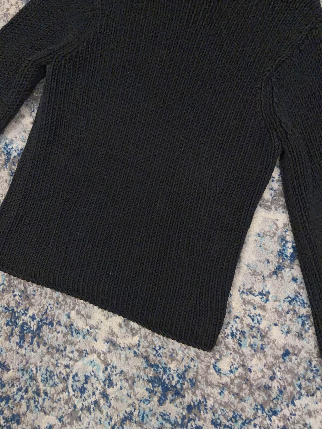 Vintage Womens Gap Mockneck Pullover Knit Sweater Size Large