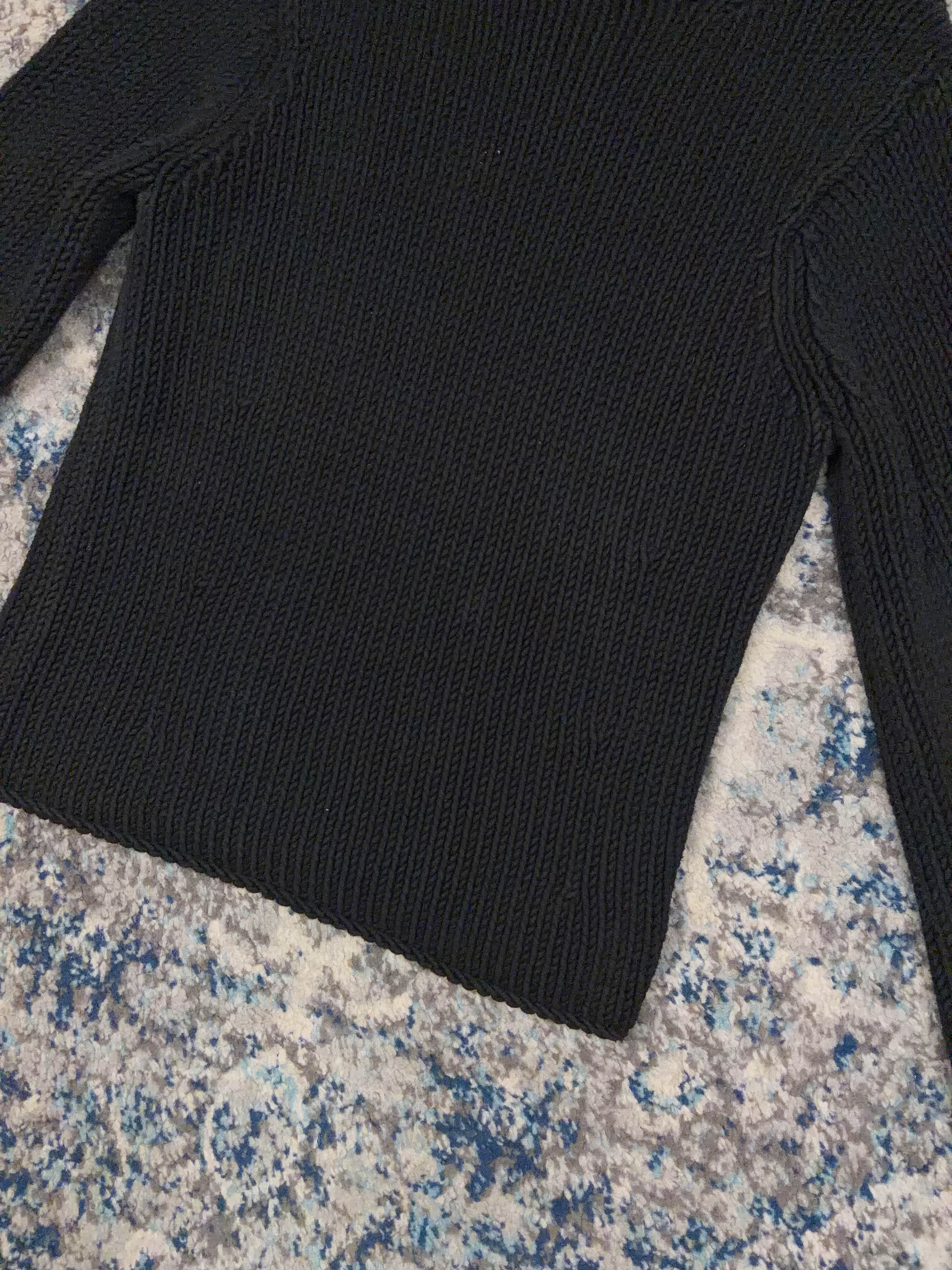 Vintage Womens Gap Mockneck Pullover Knit Sweater Size Large