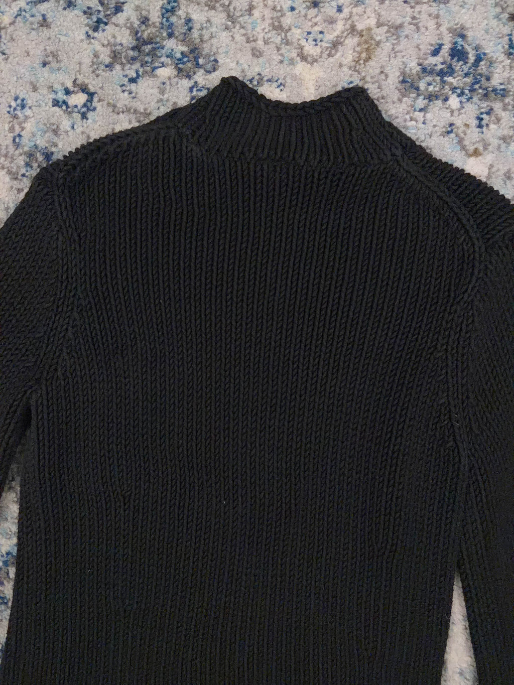 Vintage Womens Gap Mockneck Pullover Knit Sweater Size Large