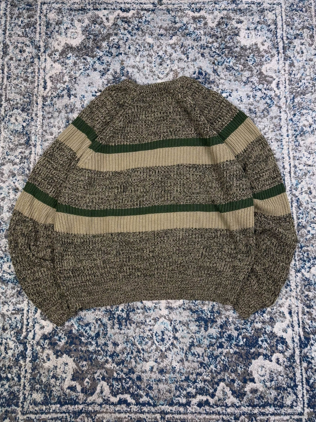 Vintage Oakton Limited Striped Pullover Knit Sweater Size XL