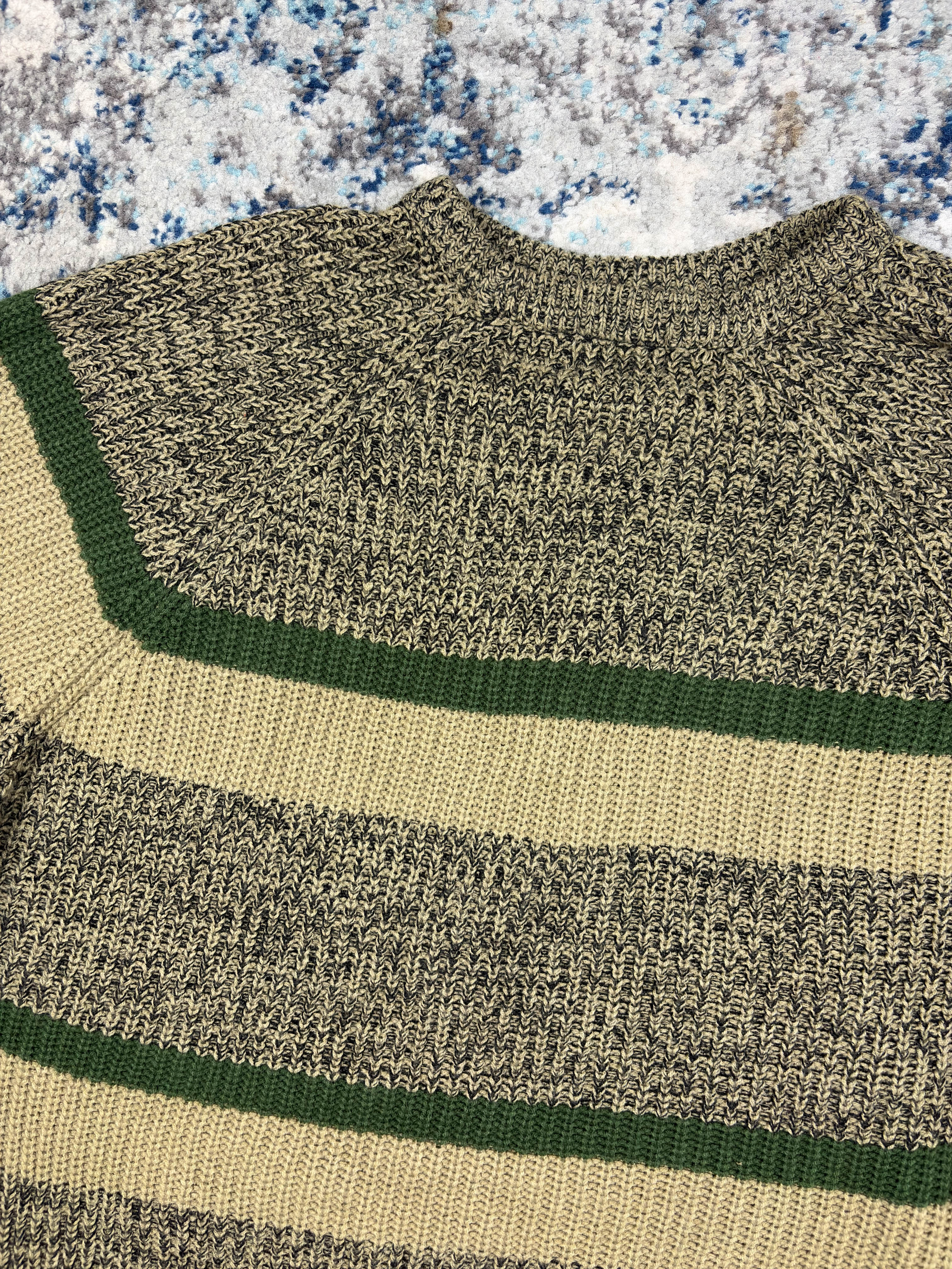 Vintage Oakton Limited Striped Pullover Knit Sweater Size XL