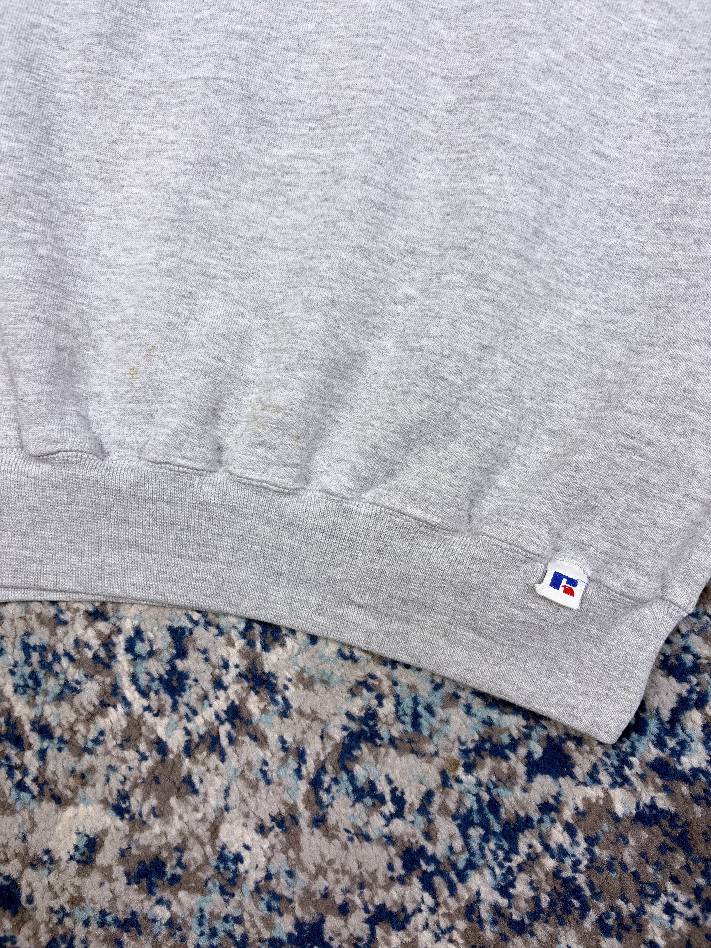 Vintage 90s Xavier University NCAA Embroidered Spellout Sweatshirt Size 2XL