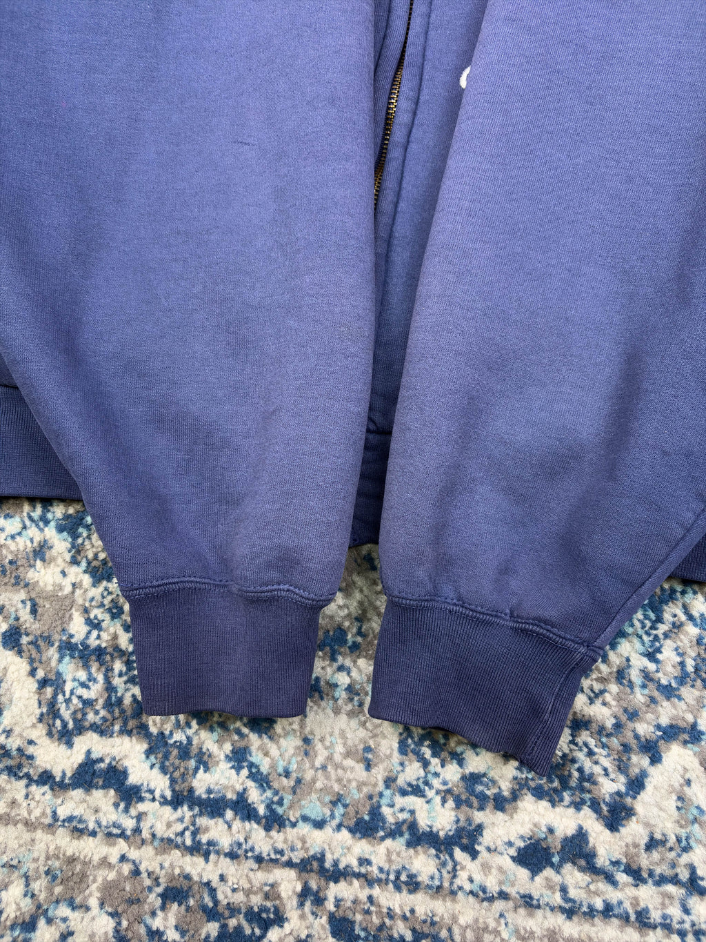 Vintage Carhartt Embroidered Thermal Lined Full Zip Sweatshirt Size 2XL