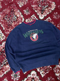 Vintage American Wilderness Embroidered Duck Graphic Sweatshirt Size Large