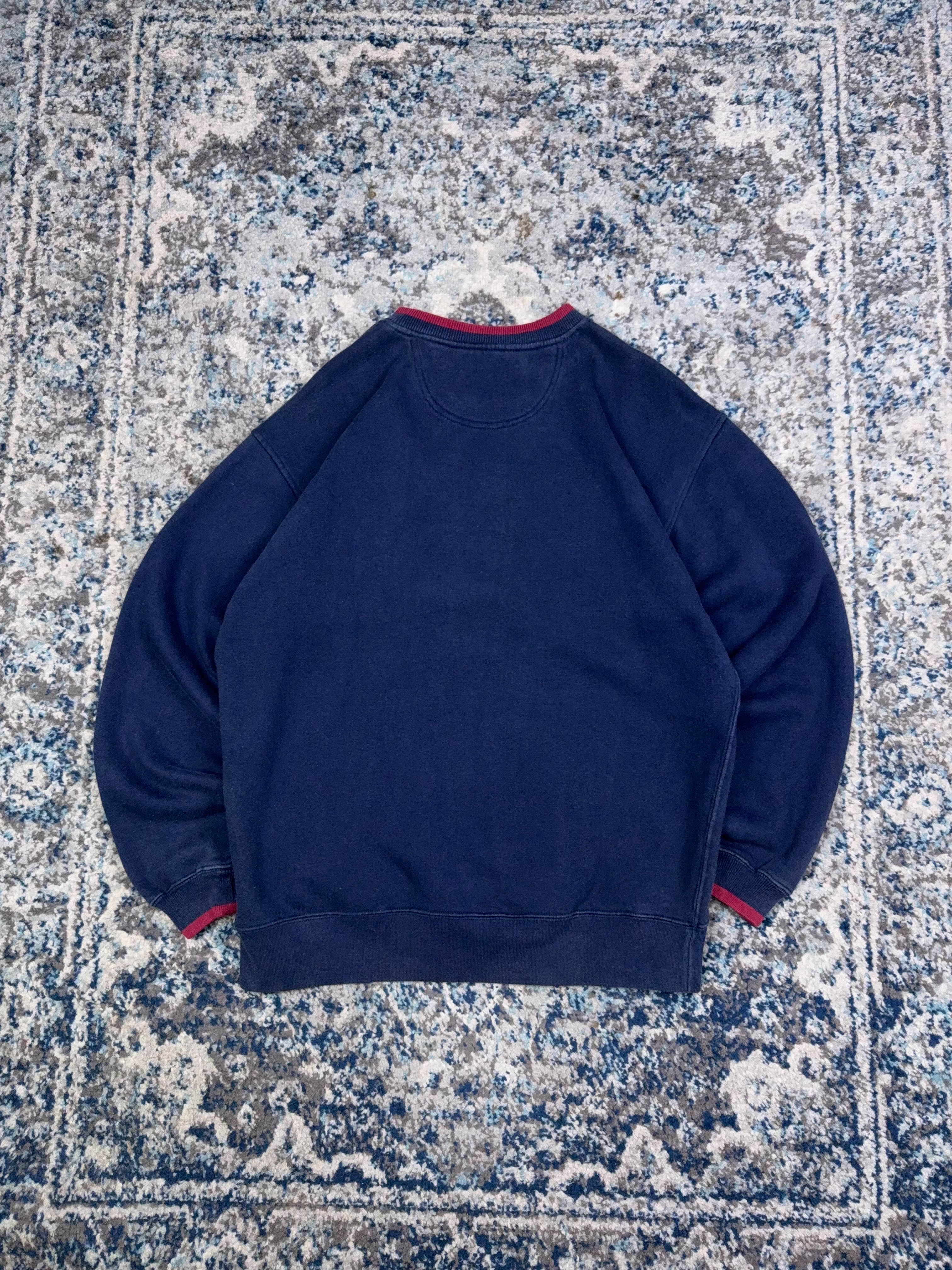 Vintage American Wilderness Embroidered Duck Graphic Sweatshirt Size Large