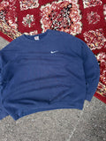 Vintage 90s Nike Embroidered Mini Swoosh Crewneck Sweatshirt Size XL