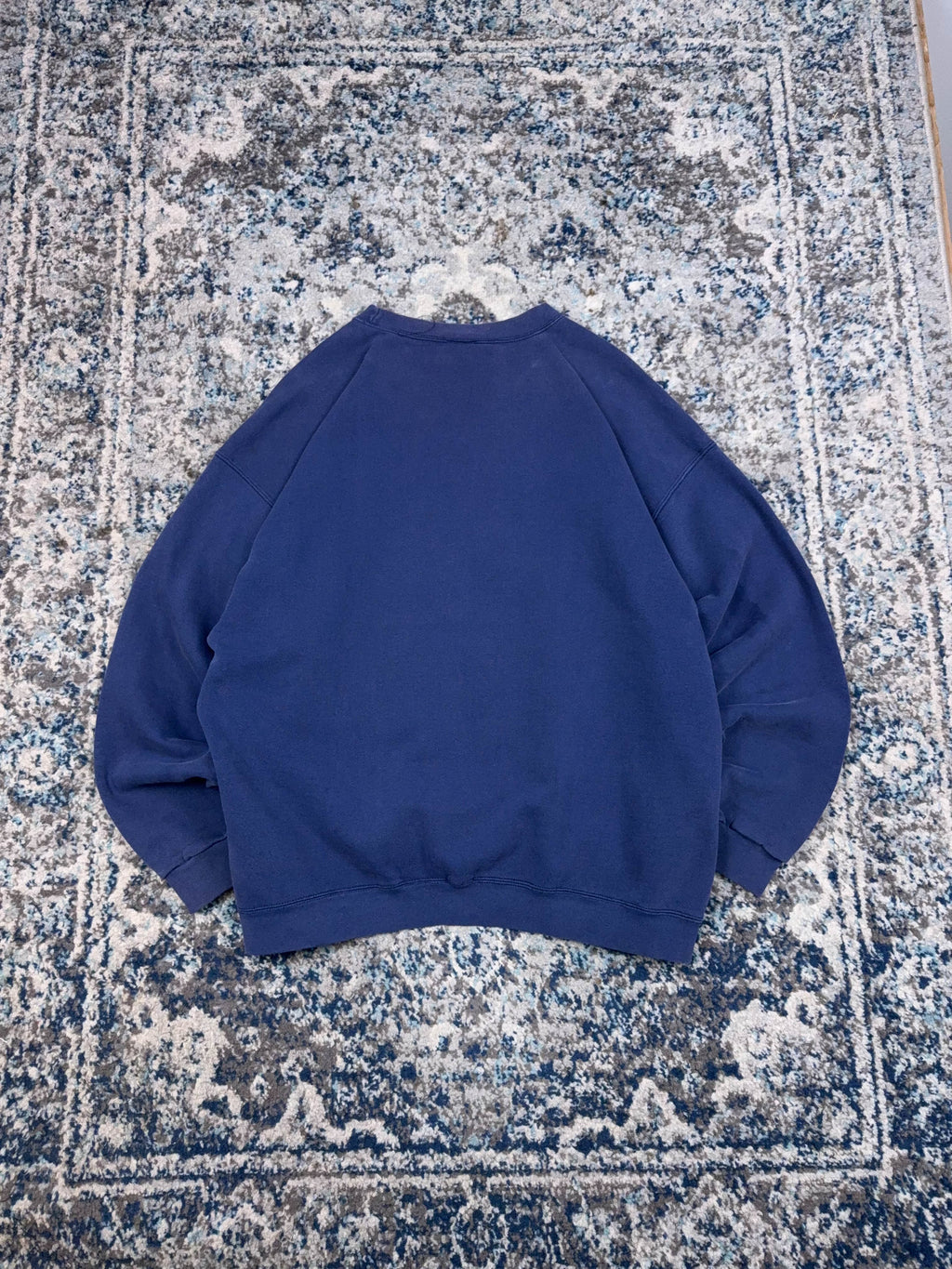 Vintage 90s Nike Embroidered Mini Swoosh Crewneck Sweatshirt Size XL