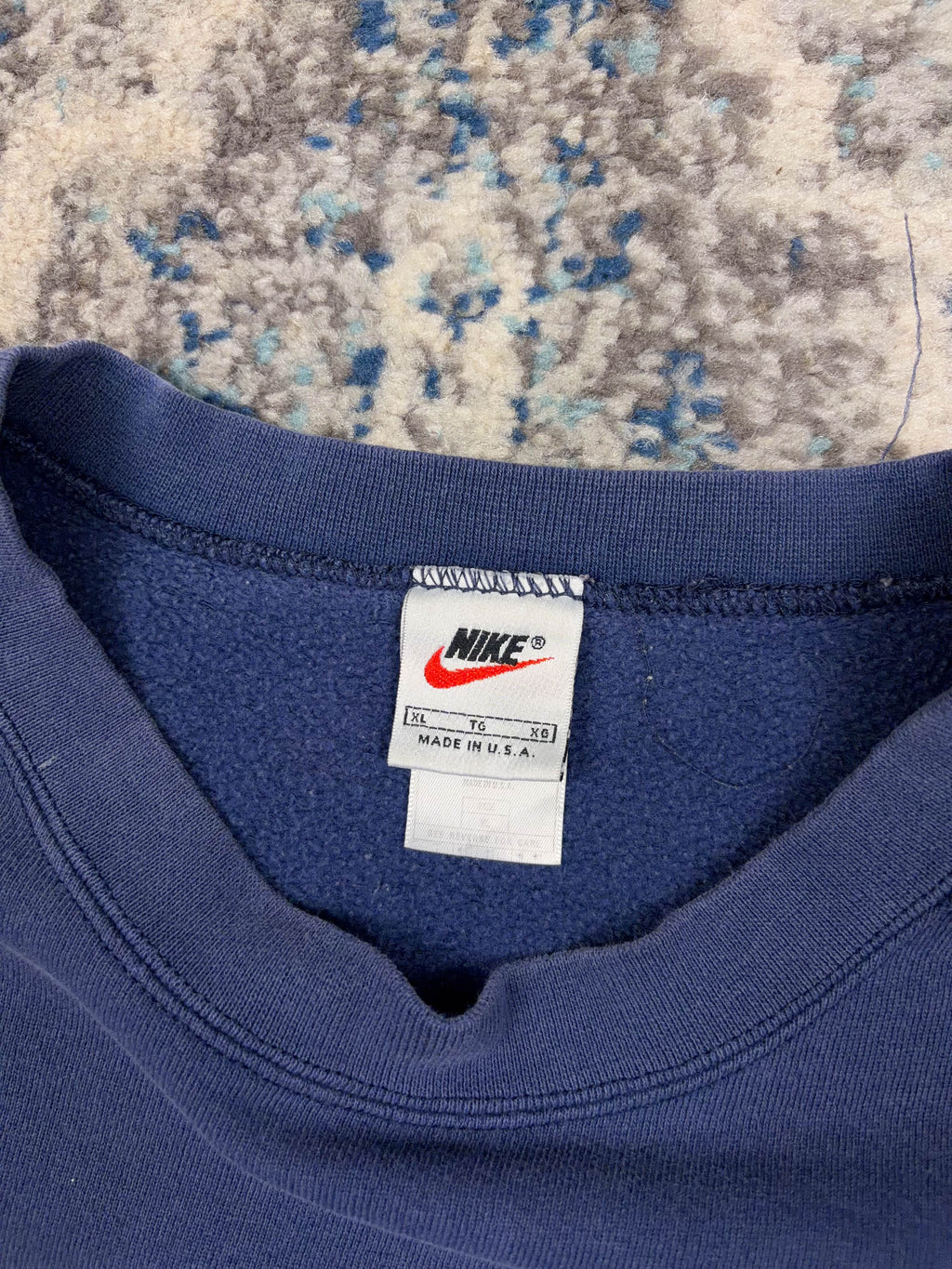 Vintage 90s Nike Embroidered Mini Swoosh Crewneck Sweatshirt Size XL