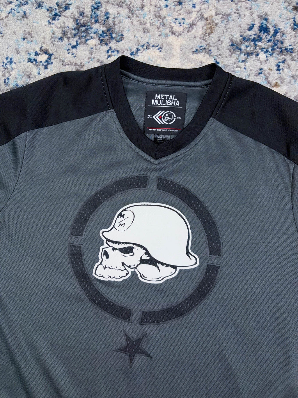 Vintage Y2K Metal Mulisha Graphic Logo Long Sleeve Jersey Size Medium