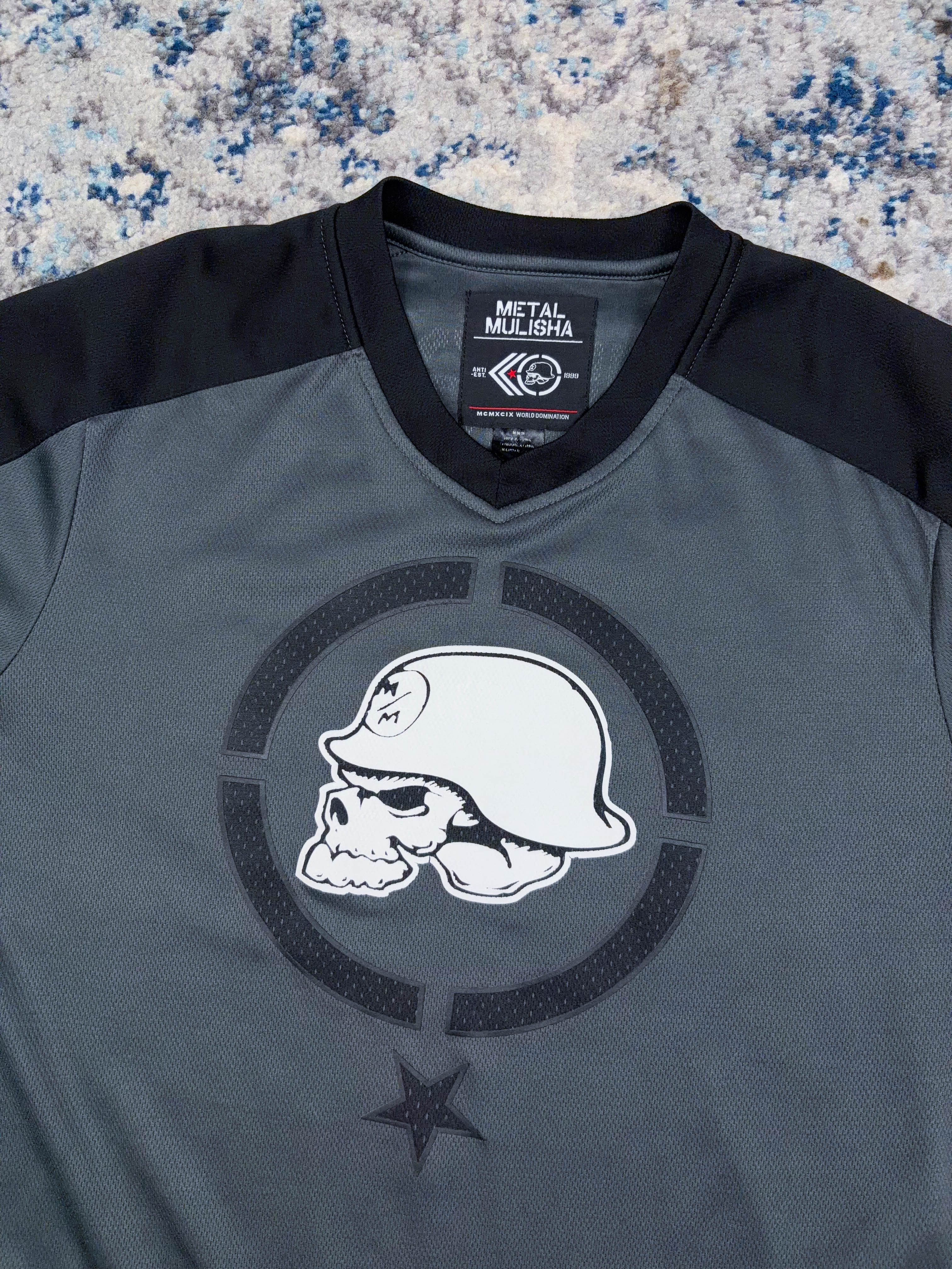 Vintage Y2K Metal Mulisha Graphic Logo Long Sleeve Jersey Size Medium
