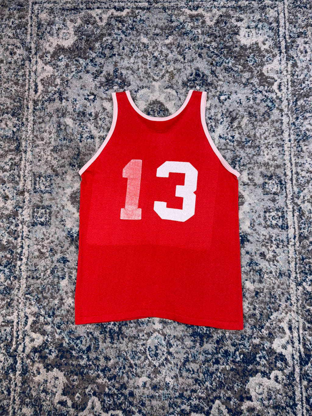 Vintage 80s/90s Essex Arc Spellout Basketball Jersey Size Large