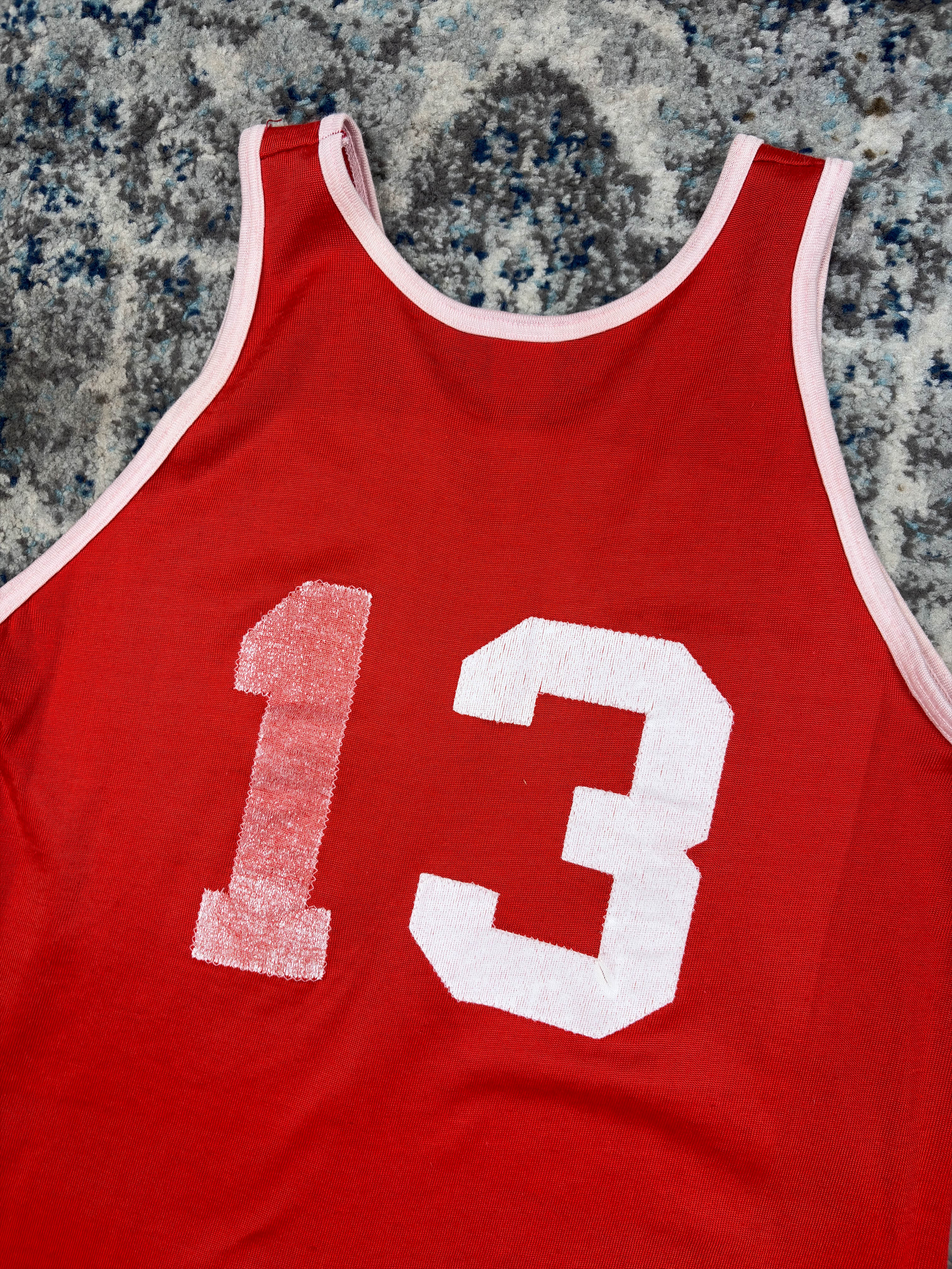 Vintage 80s/90s Essex Arc Spellout Basketball Jersey Size Large