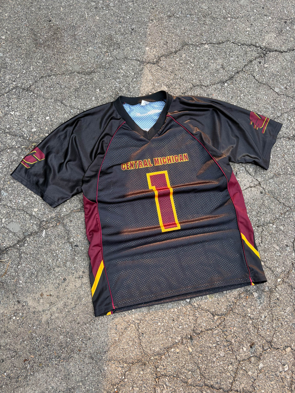 Vintage Central Michigan University NCAA Football Jersey Size Small