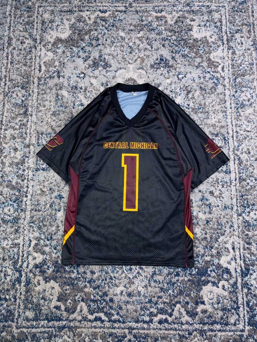 Vintage Central Michigan University NCAA Football Jersey Size Small