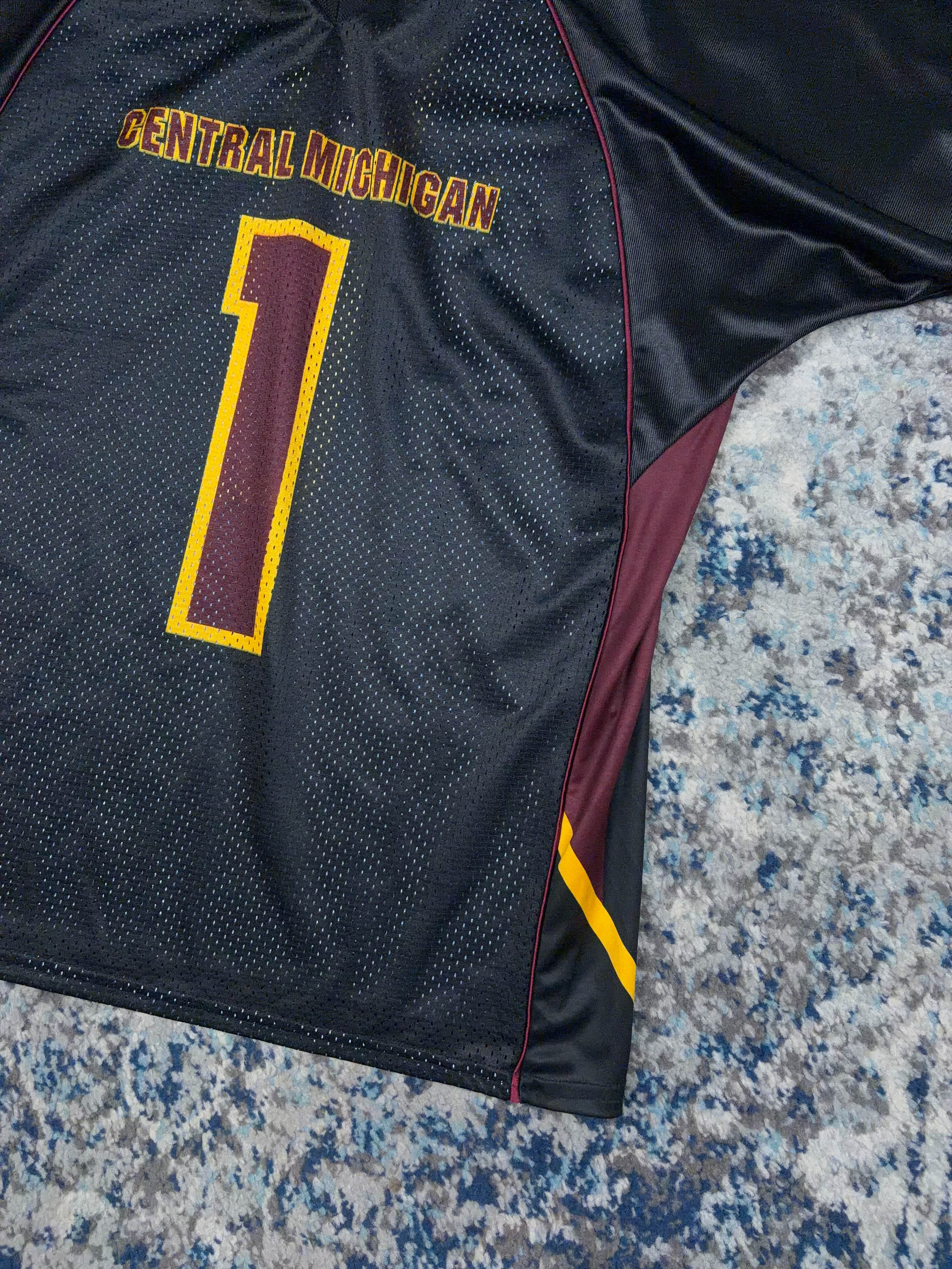 Vintage Central Michigan University NCAA Football Jersey Size Small