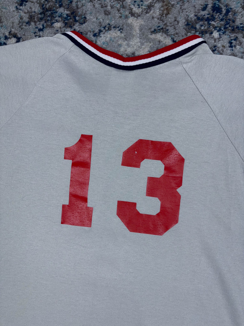 Vintage 90s Atlanta Braves MLB Logo Spellout Baseball Jersey Size XL