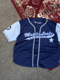 Vintage Toronto Maple Leafs NHL Tailsweep Baseball Jersey Size XL