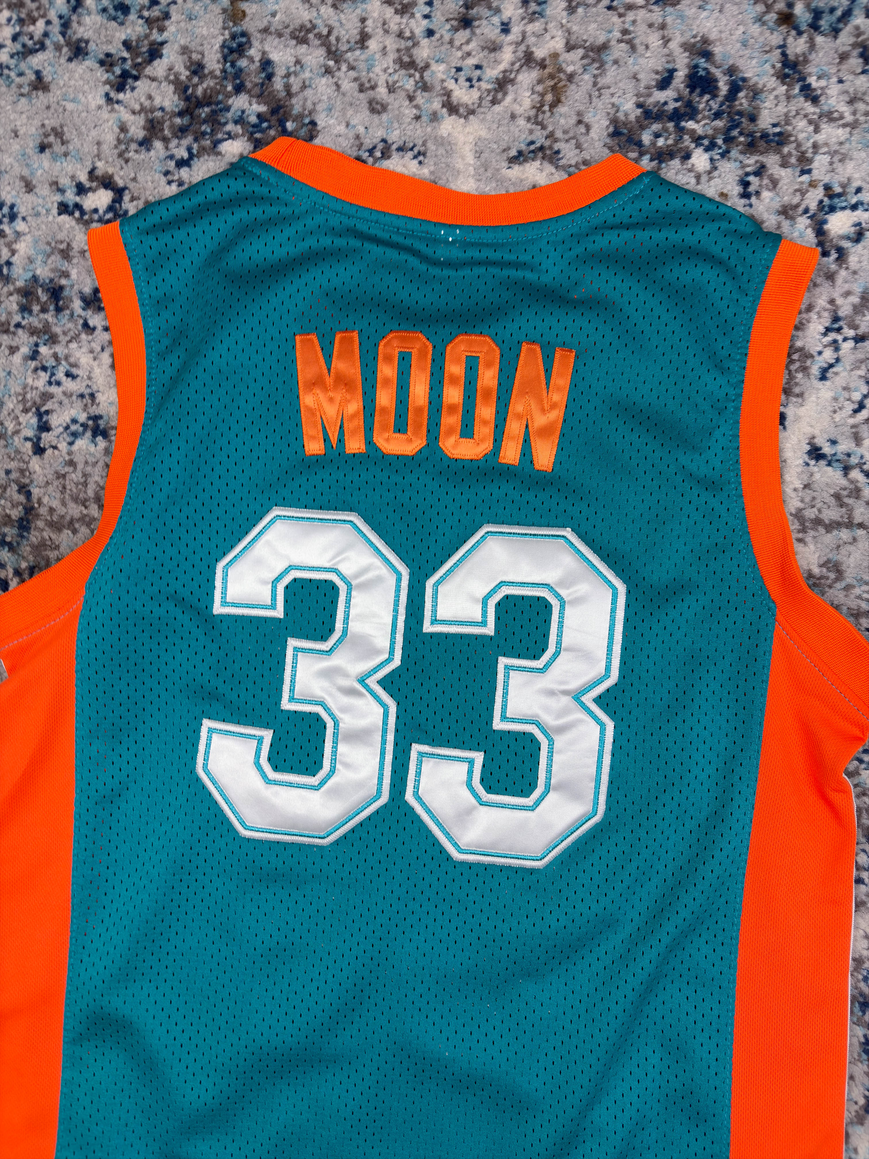 Vintage Jackie Moon #33 Flint Tropics Semi Pro Movie Promo Jersey Size Small