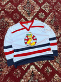 Vintage 2005 Homer Simpson Poker Night Stitched Hockey Jersey Size L/XL