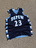 Vintage Depaw Wildcats NCAA Reversible Basketball Jersey Size XL