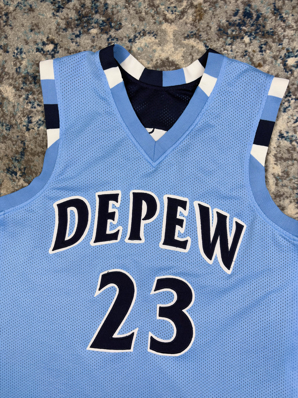 Vintage Depaw Wildcats NCAA Reversible Basketball Jersey Size XL