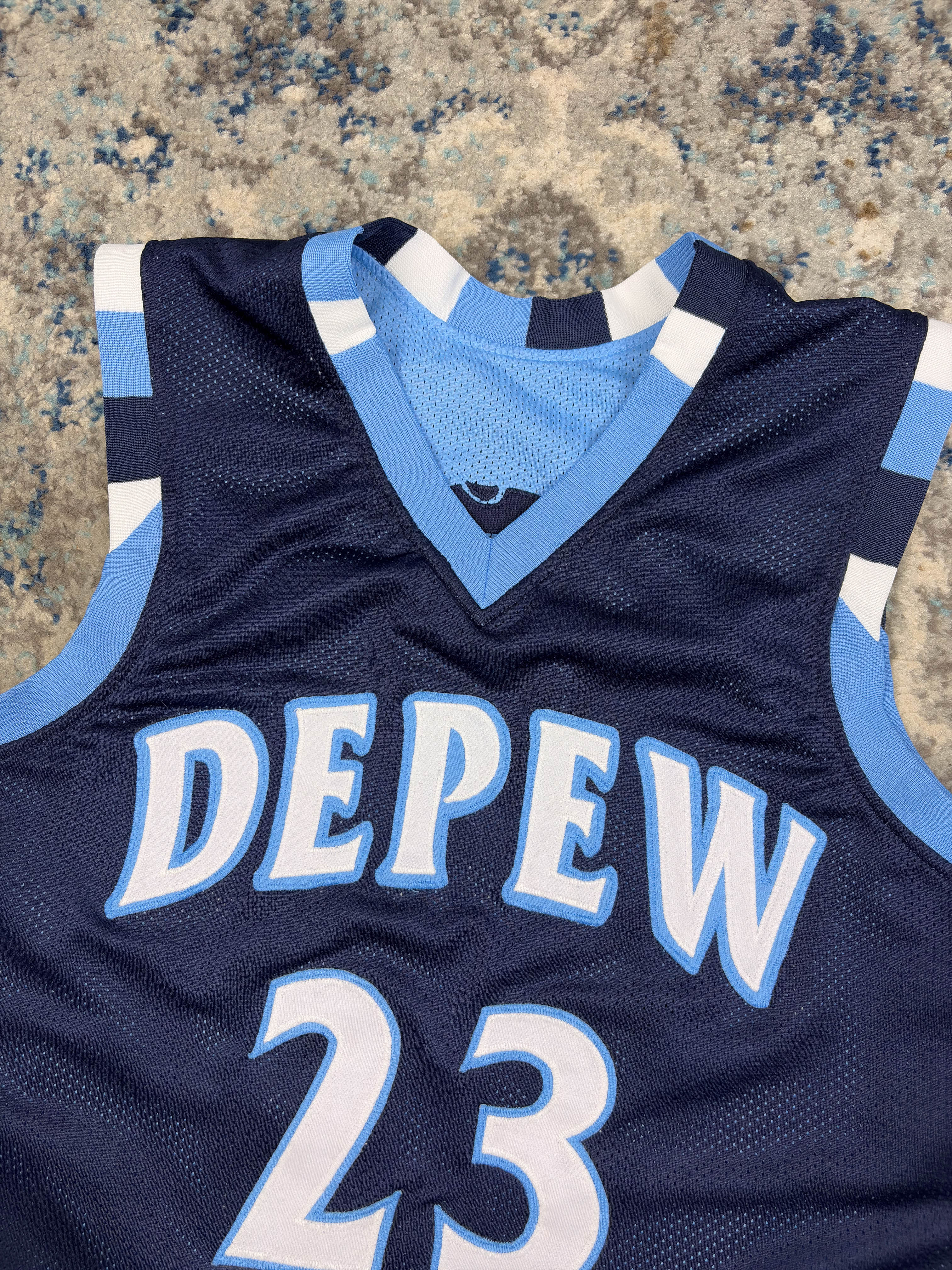 Vintage Depaw Wildcats NCAA Reversible Basketball Jersey Size XL