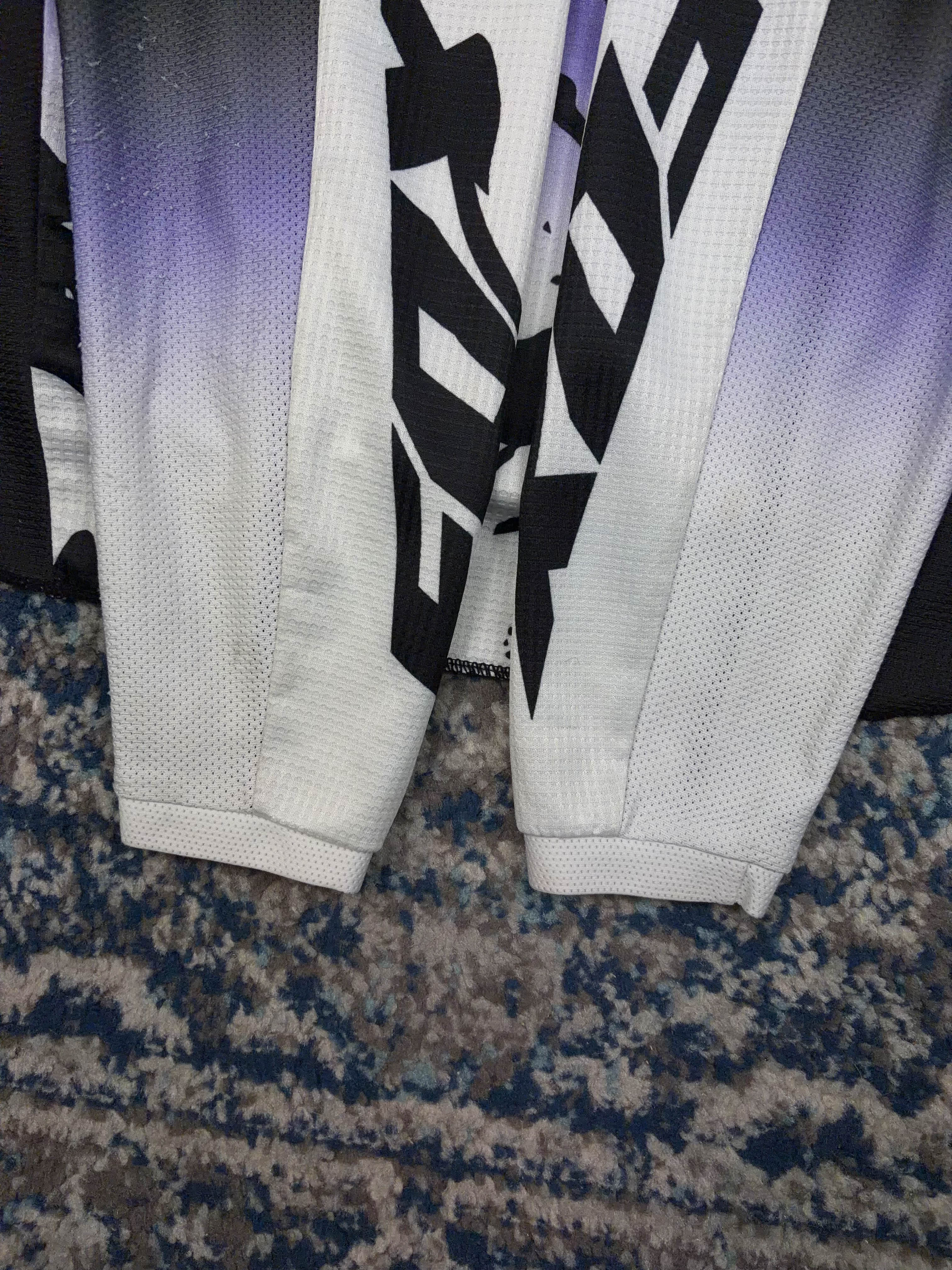 Vintage Fox Racing Sleeve Spellout Motocross Jersey Size Medium