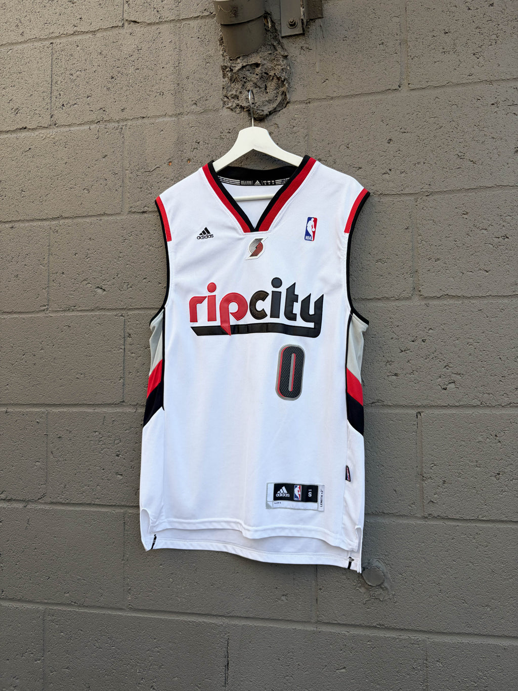 Damian Lillard #0 Portland Trail Blazers NBA Basketball Jersey Size Small