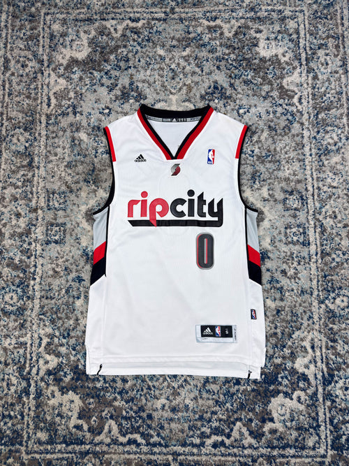 Damian Lillard #0 Portland Trail Blazers NBA Basketball Jersey Size Small