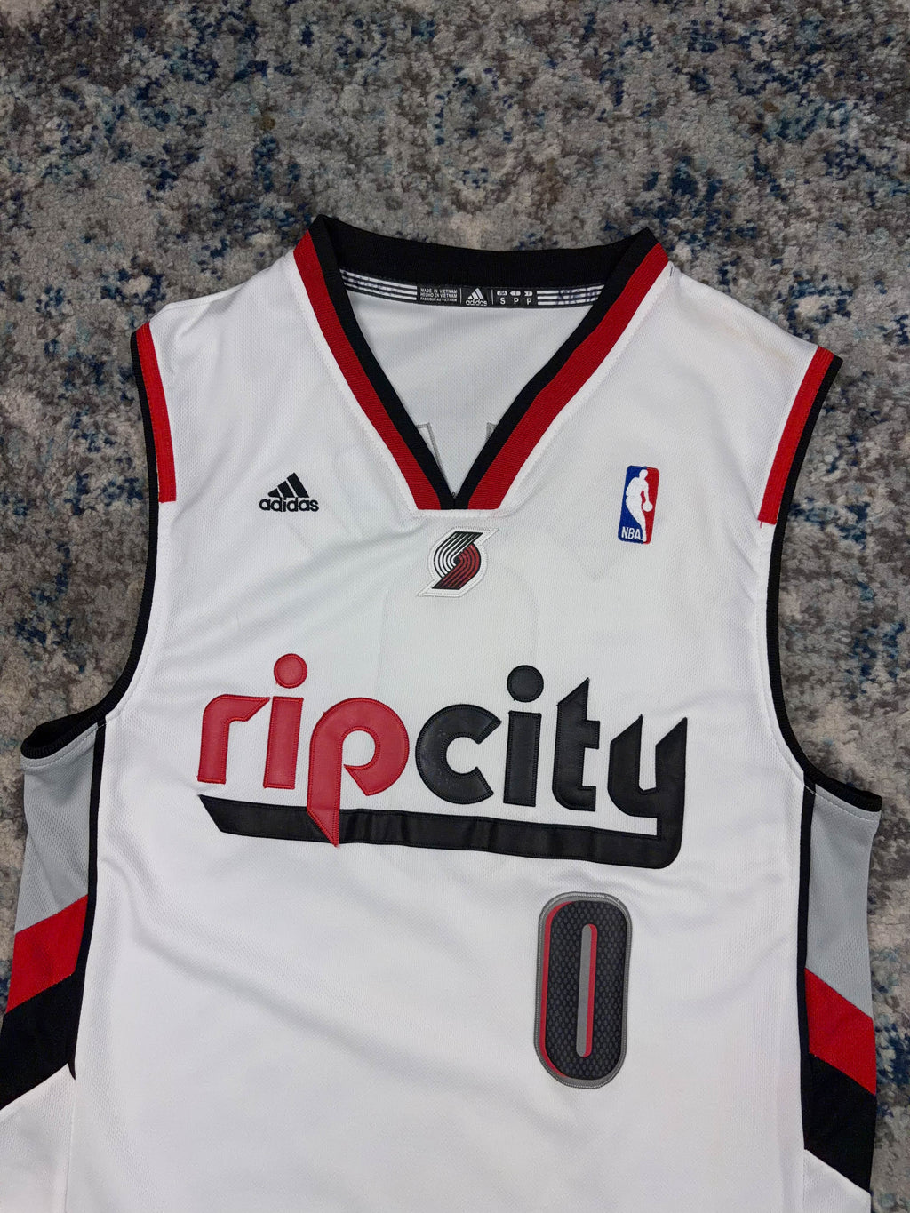 Damian Lillard #0 Portland Trail Blazers NBA Basketball Jersey Size Small