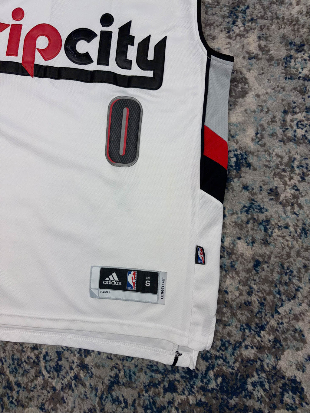 Damian Lillard #0 Portland Trail Blazers NBA Basketball Jersey Size Small
