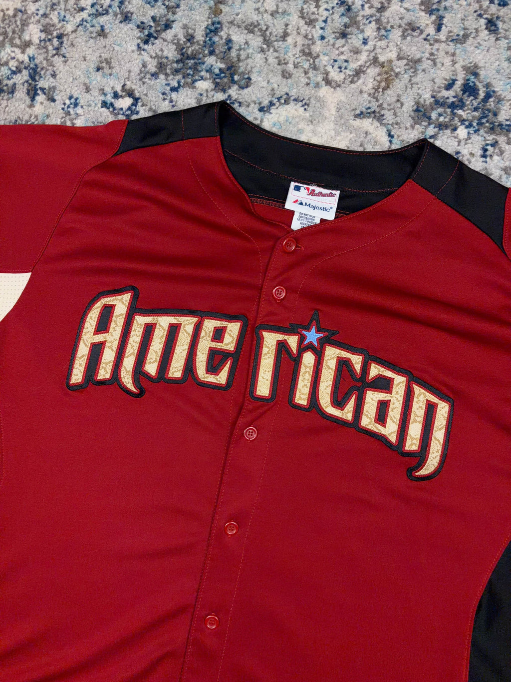 American Stitched Spellout 2011 All Star Game MLB Jersey Size XL