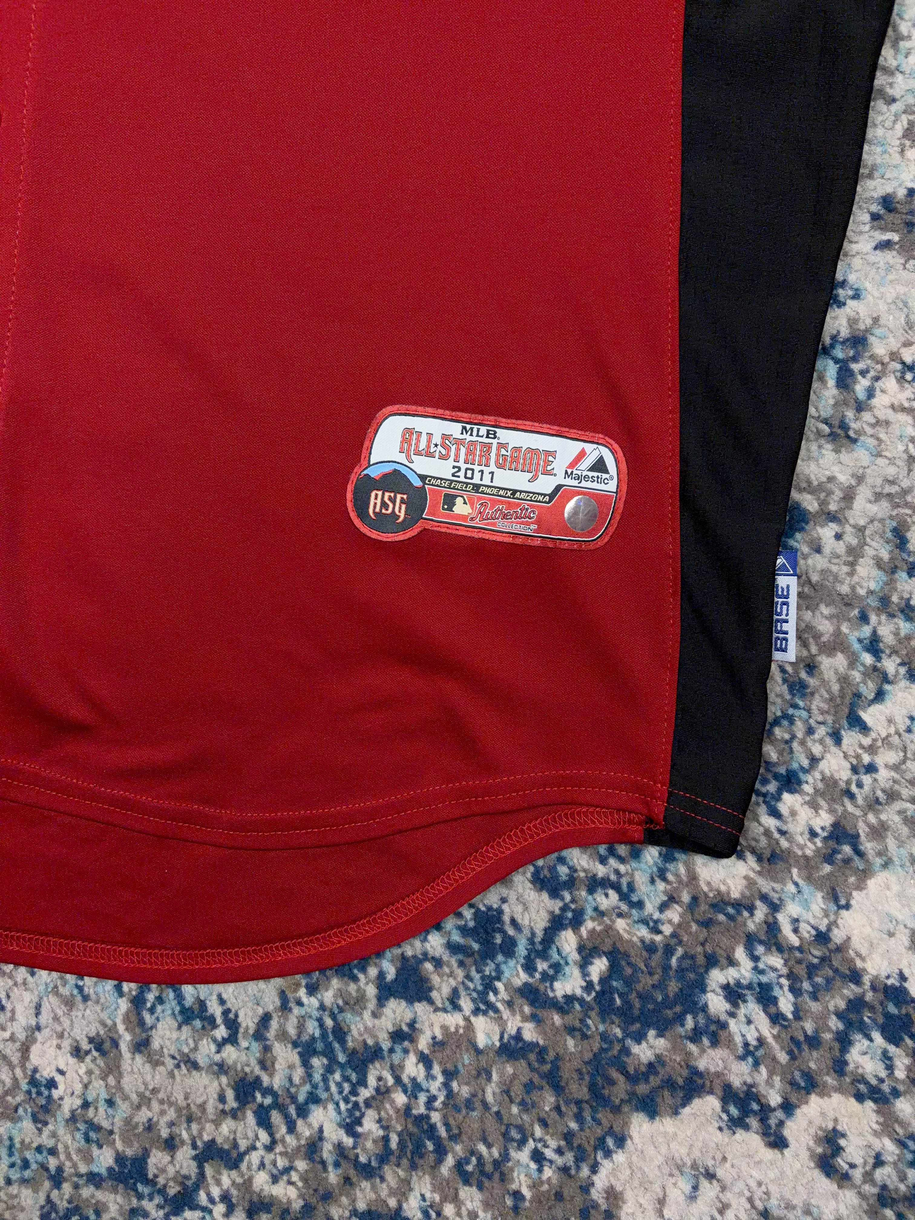 American Stitched Spellout 2011 All Star Game MLB Jersey Size XL