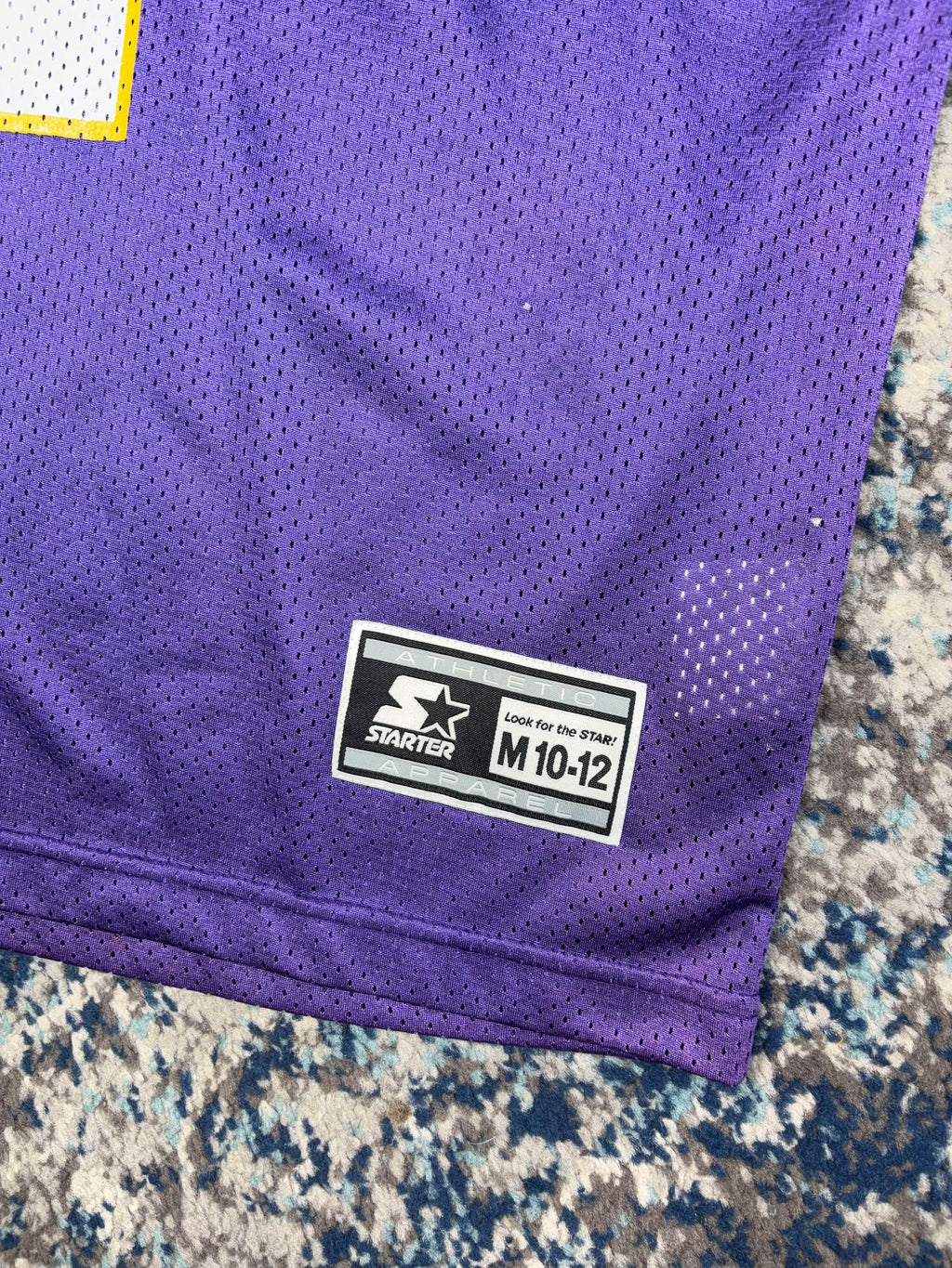 Vintage Randal Cunninham #7 Minnesota Vikings NFL Jersey Size YOUTH Medium