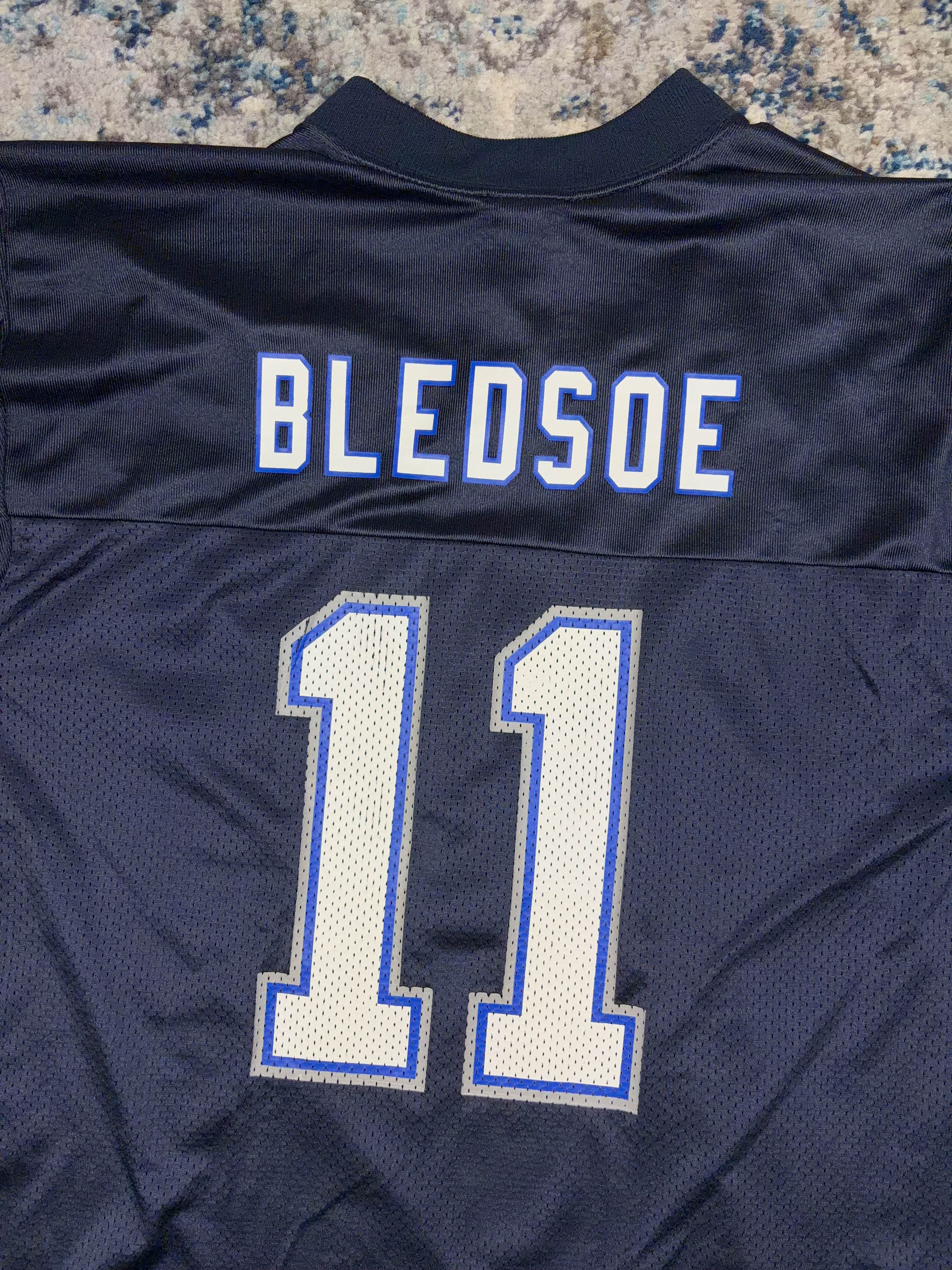 Vintage Drew Bledsoe #11 Dallas Cowboys NFL Football Jersey Size Medium