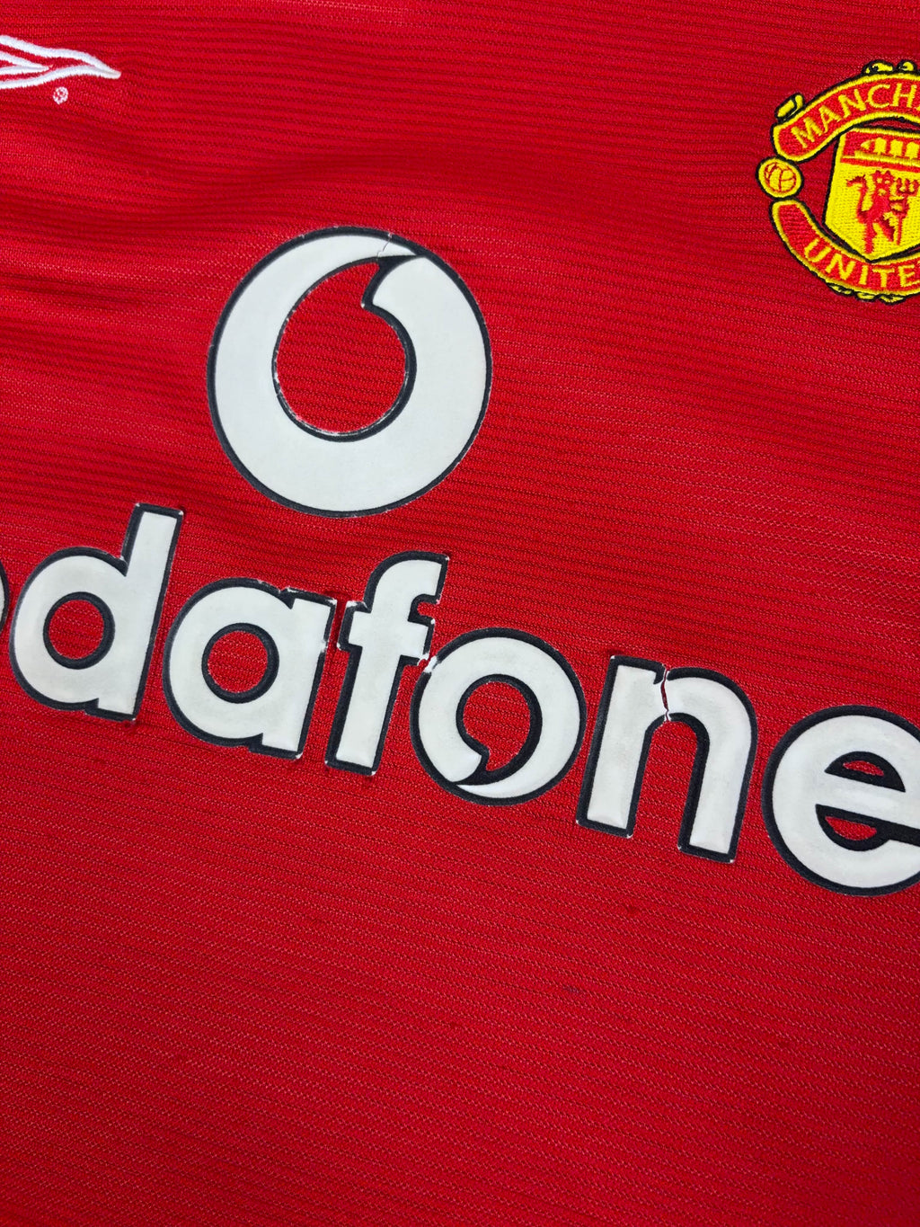 Vintage 2004 Manchester United Home Umbro Soccer Jersey Size XL