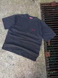 Vintage Marlboro Unlimited Embroidered Logo Striped Pocket T-Shirt Size XL