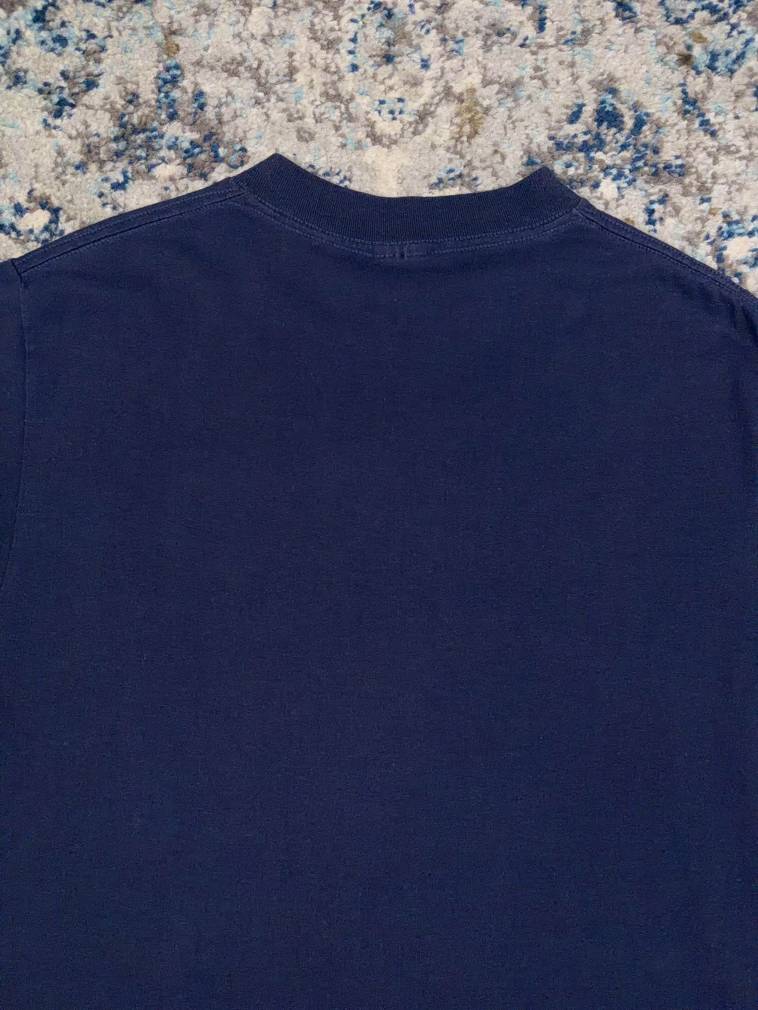 Vintage 1992 New York Yankees MLB Arc Spellout Graphic T-Shirt Size Medium
