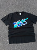 Vintage 80s/90s Asics Graphic Logo Spellout T-Shirt Size Large