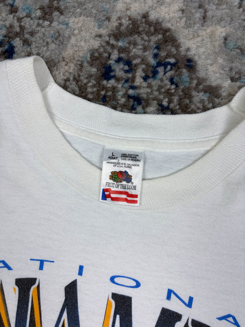 Vintage 1996 Kentucky Wildcats NCAA National Champs Graphic T-Shirt Size Large
