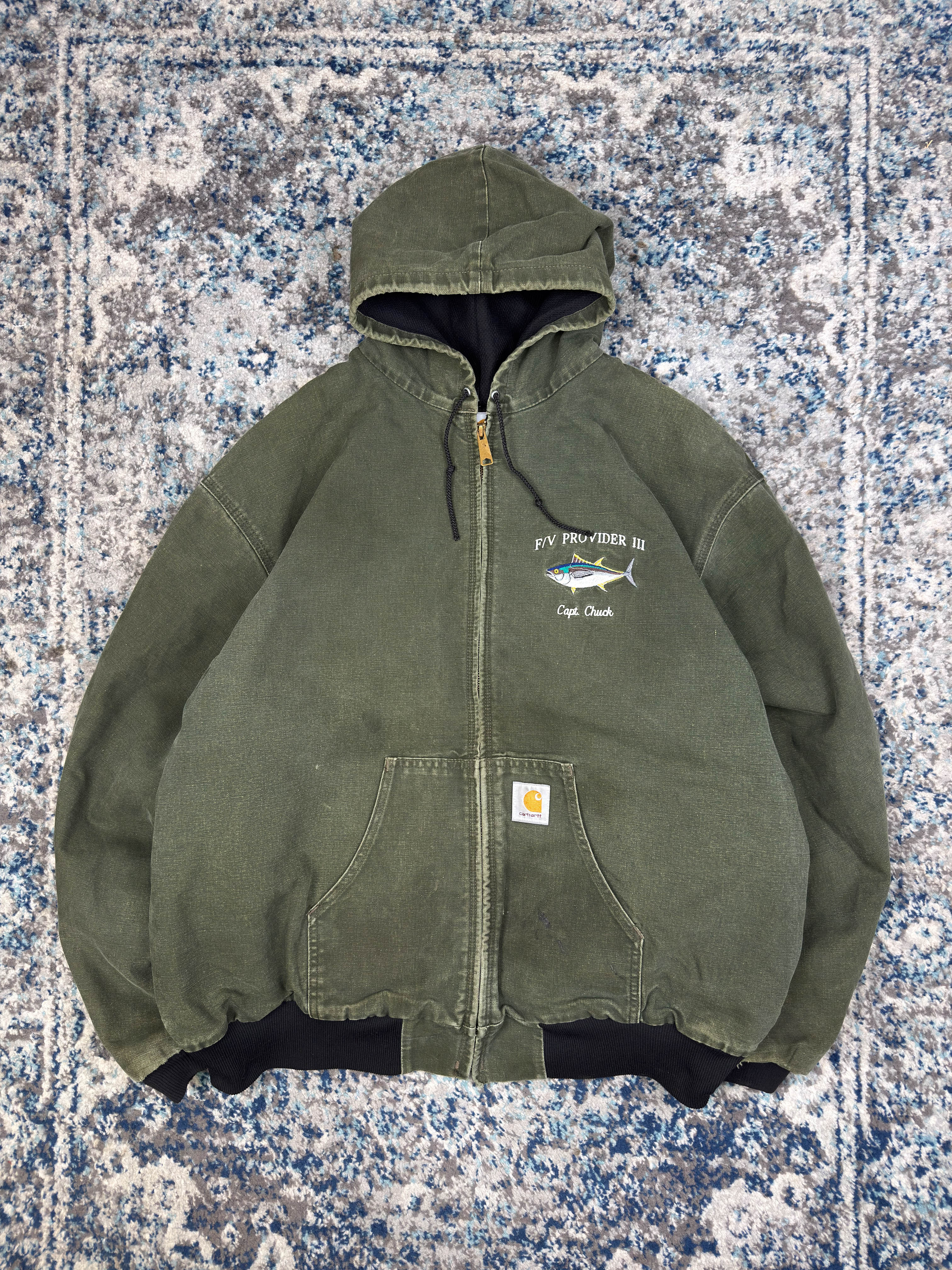 Vintage Carhartt Thermal Lined Workwear Active Jacket Size 2XL